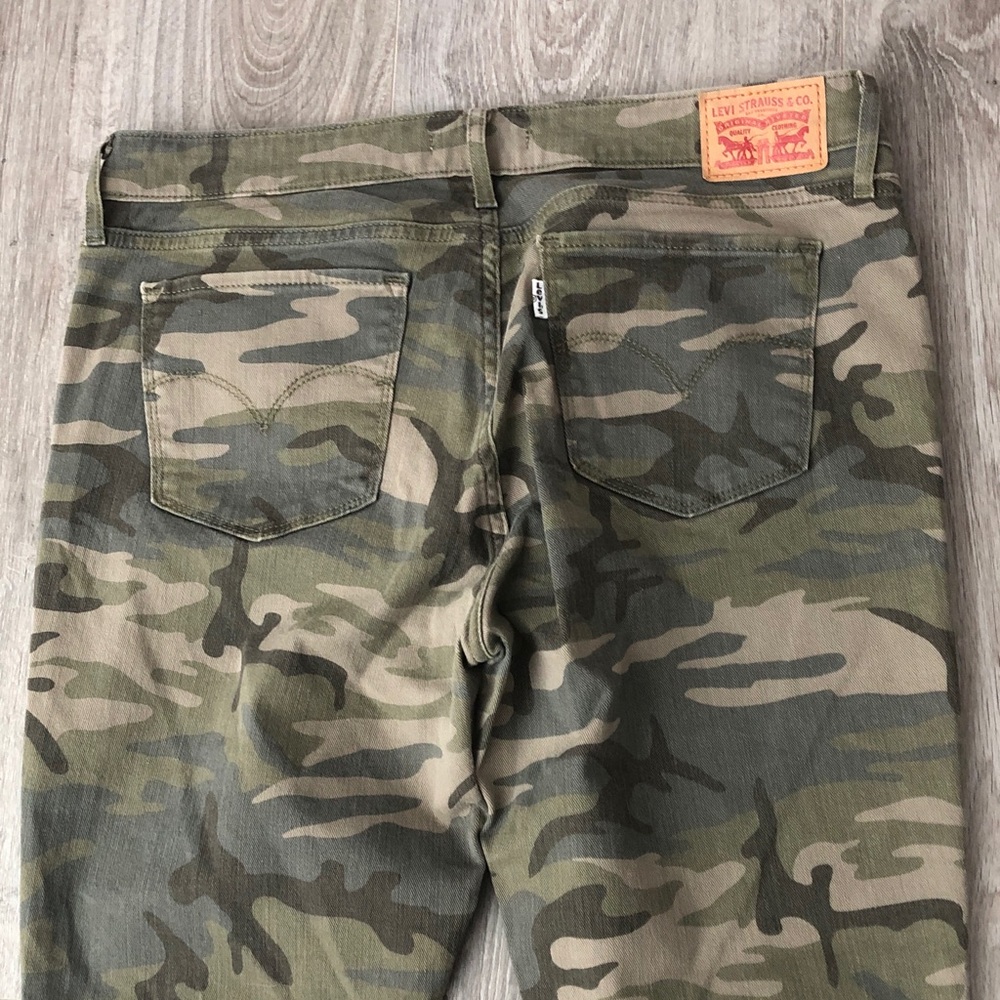 LEVI’S CAMO PRINT 711 SKINNY ANKLE WOMEN'S JEANS | 31 - Picture 11 of 14